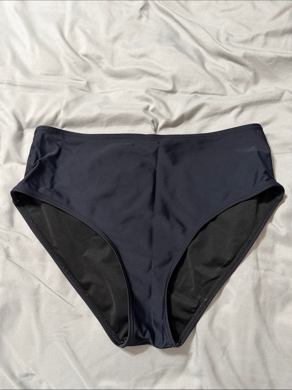 Classic High-Waist Women’s Swim Bottom - Black